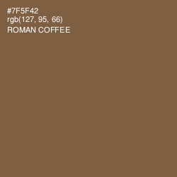 #7F5F42 - Roman Coffee Color Image